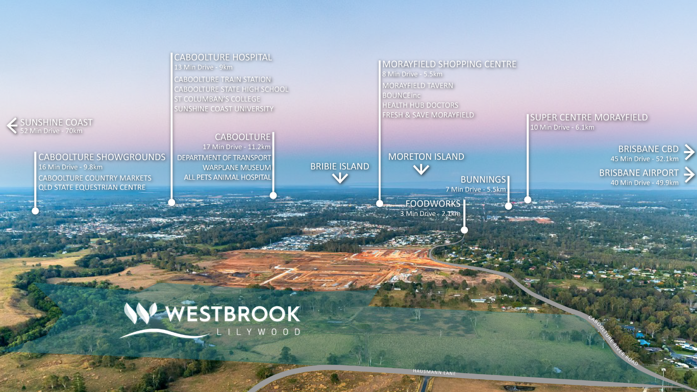 Westbrook Location Map